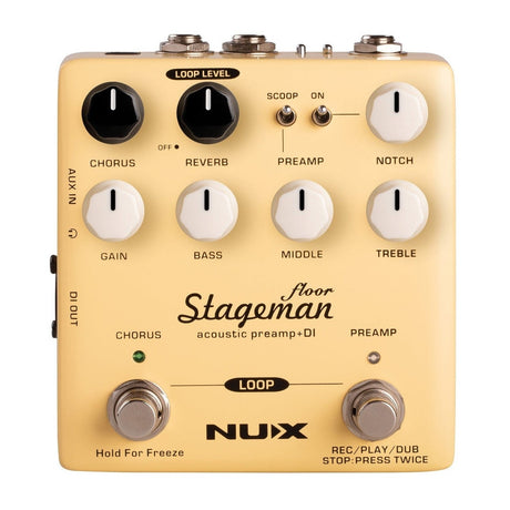 NUX Stageman Floor Acoustic Preamp DI Pedal 1