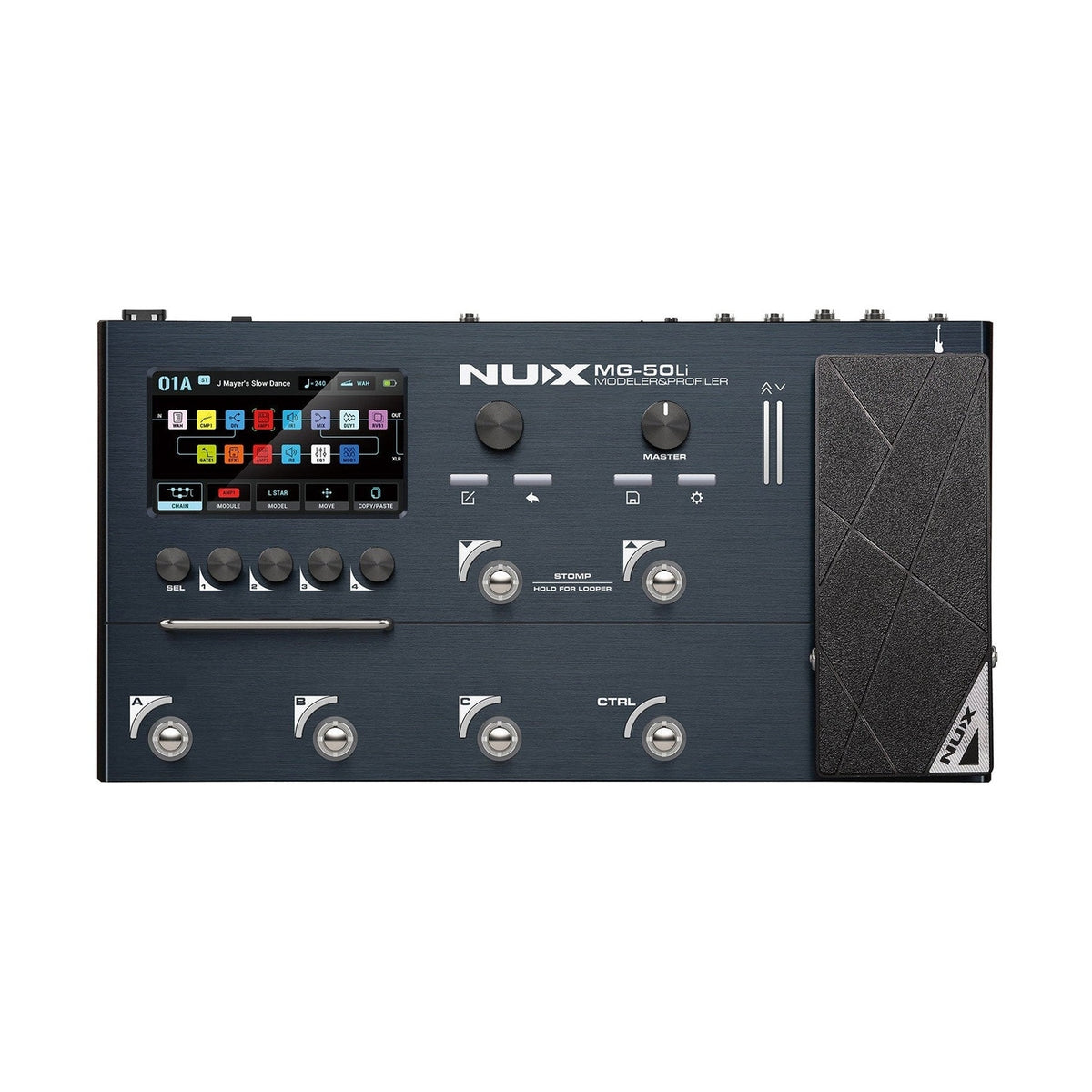 NUX MG-50Li Guitar Multi-FX Processor & Profiler Black 1