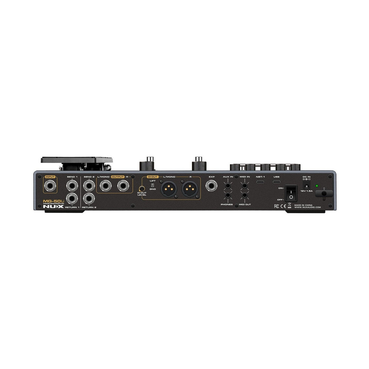 NUX MG-50Li Guitar Multi-FX Processor & Profiler Black 2