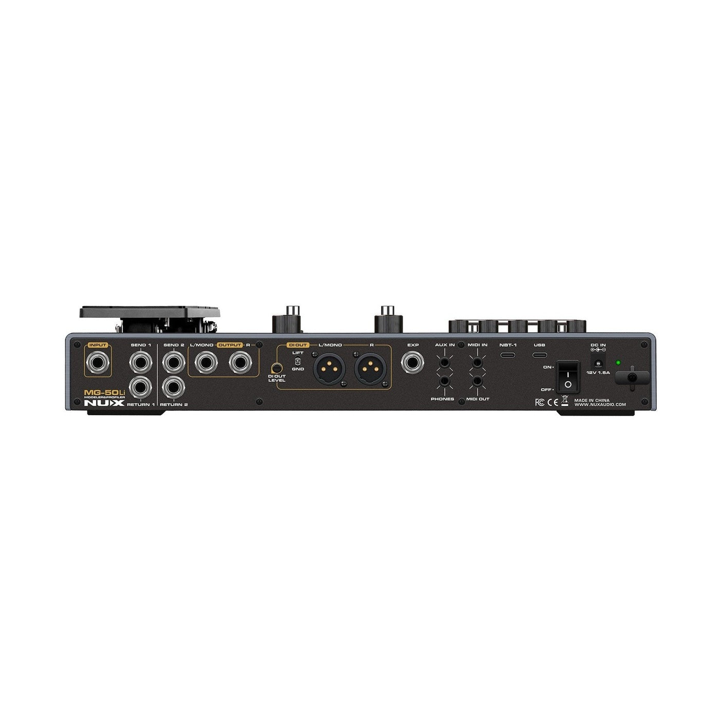 NUX MG-50Li Guitar Multi-FX Processor & Profiler Black 2