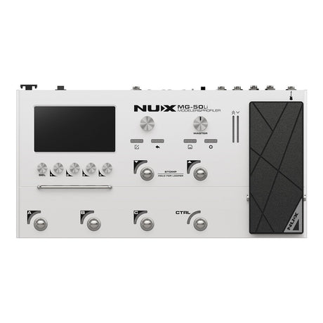 NUX MG-50Li Guitar Multi-FX Processor & Profiler White 1