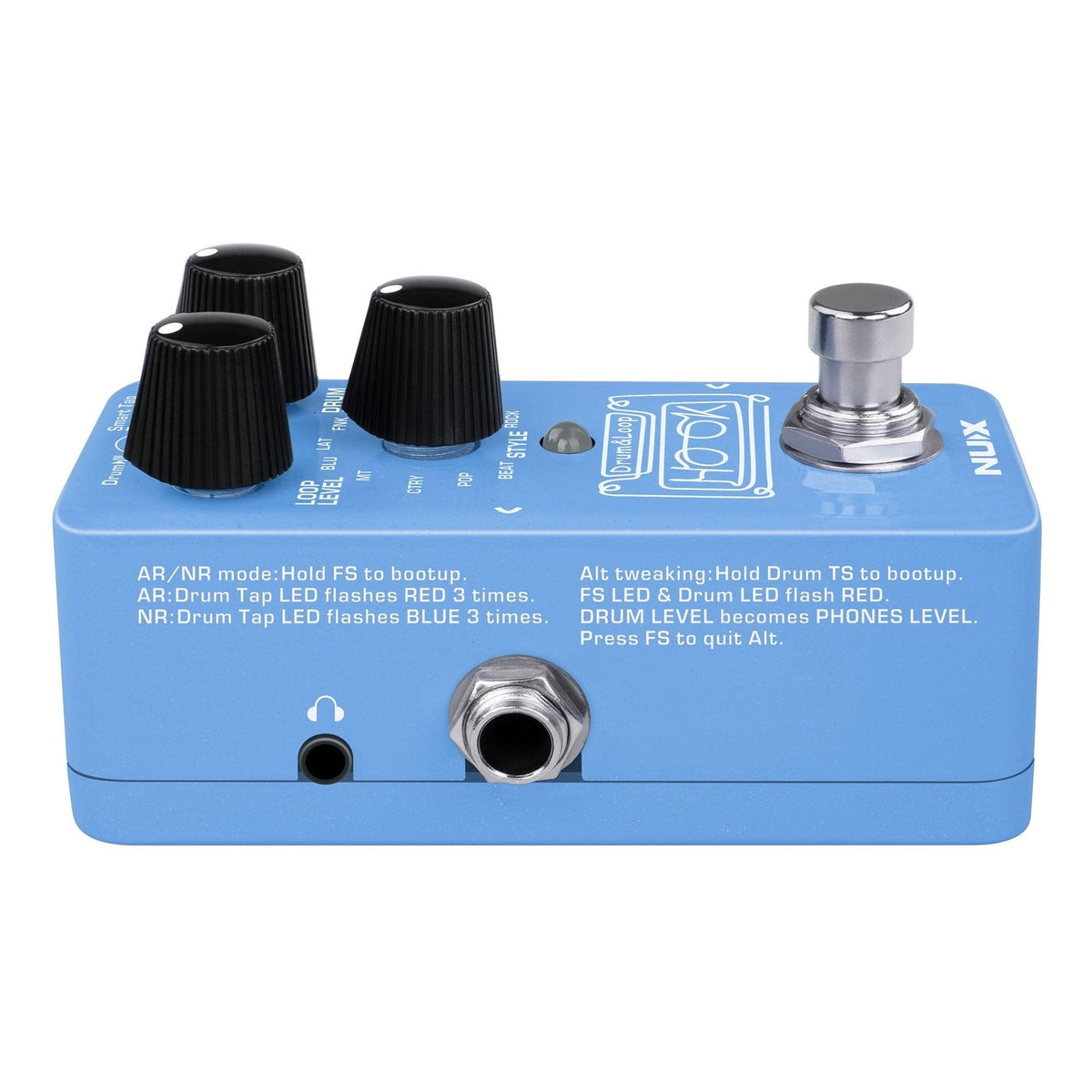 NUX Hook Drum & Loop - Drum Machine & Looper Pedal 4