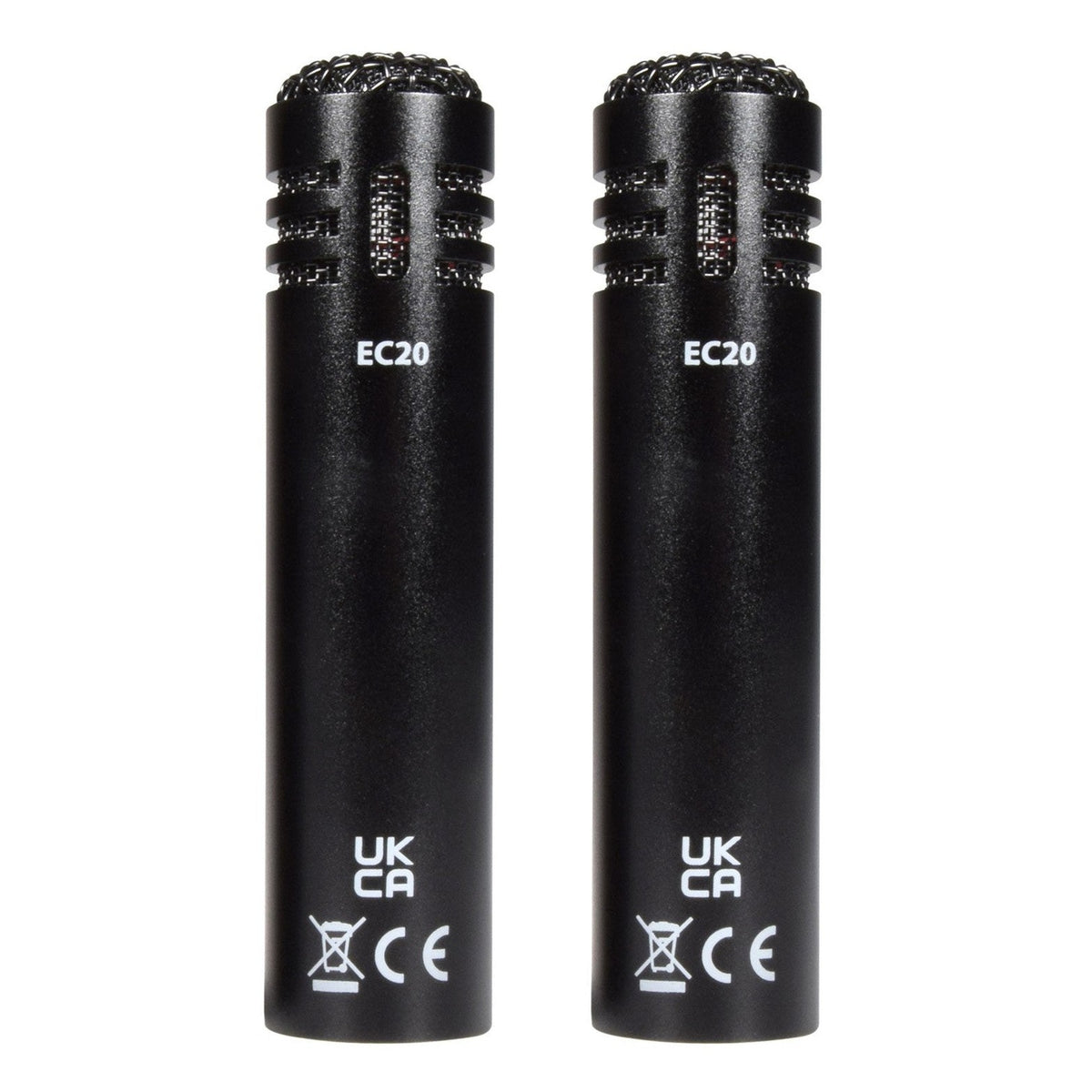 Citronic ECM20 Compact Stereo Cardioid Condenser Mics - Pair 2