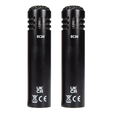Citronic ECM20 Compact Stereo Cardioid Condenser Mics - Pair 2