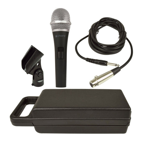 Chord DM04 Dynamic Hypercardioid Vocal Microphone Kit 5