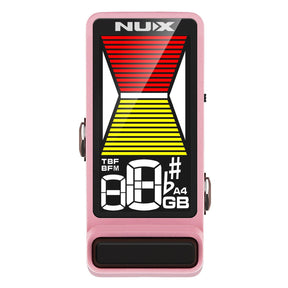 NUX Flow Tune Guitar Tuner Pedal - Pink 1