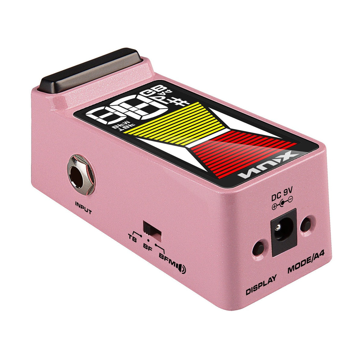 NUX Flow Tune Guitar Tuner Pedal - Pink 5
