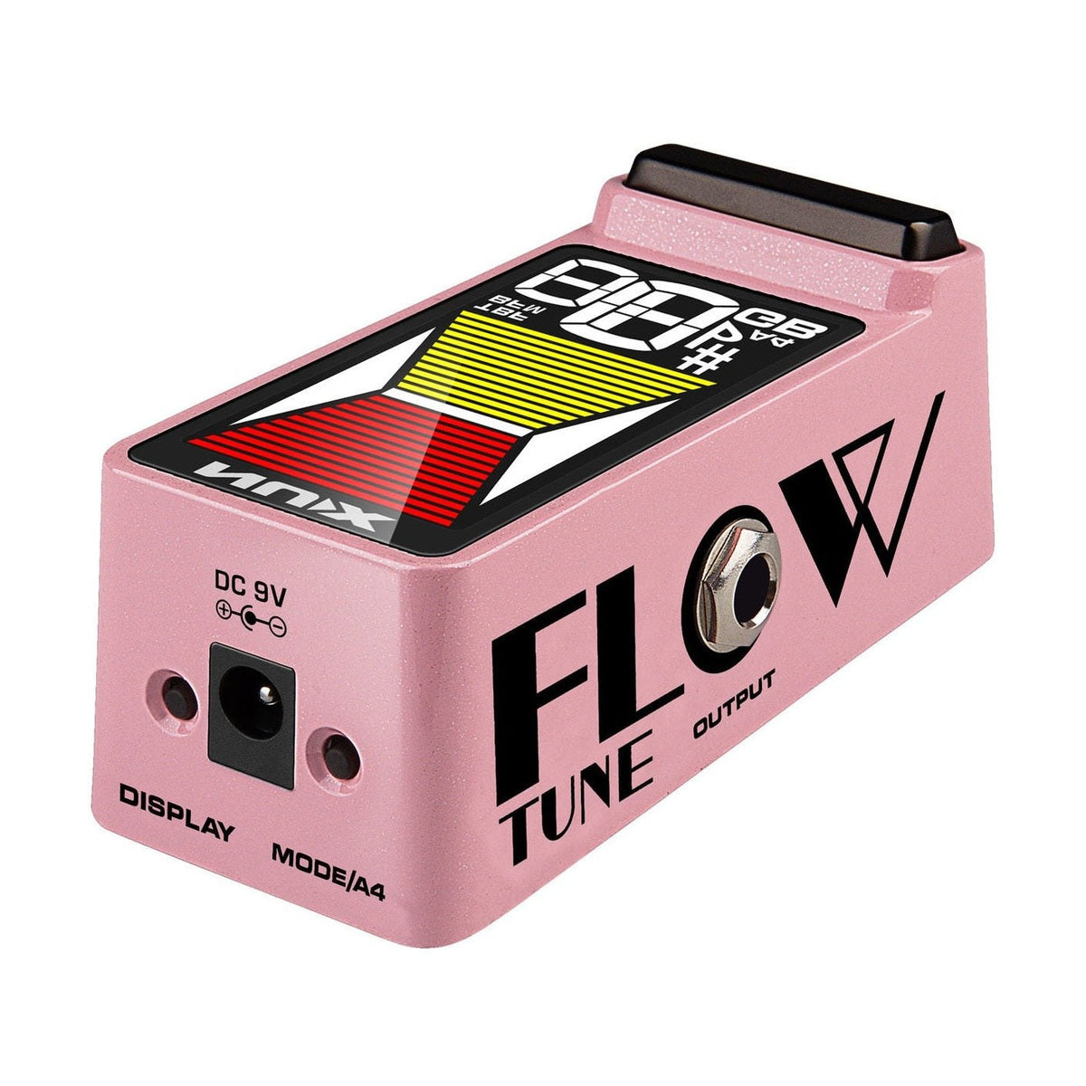 NUX Flow Tune Guitar Tuner Pedal - Pink 6
