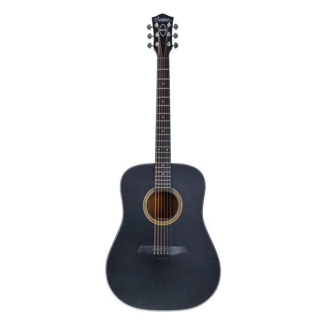 Chord Sundown Acoustic Western Guitar — Black 1