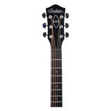 Chord Sundown Acoustic Western Guitar — Black 5