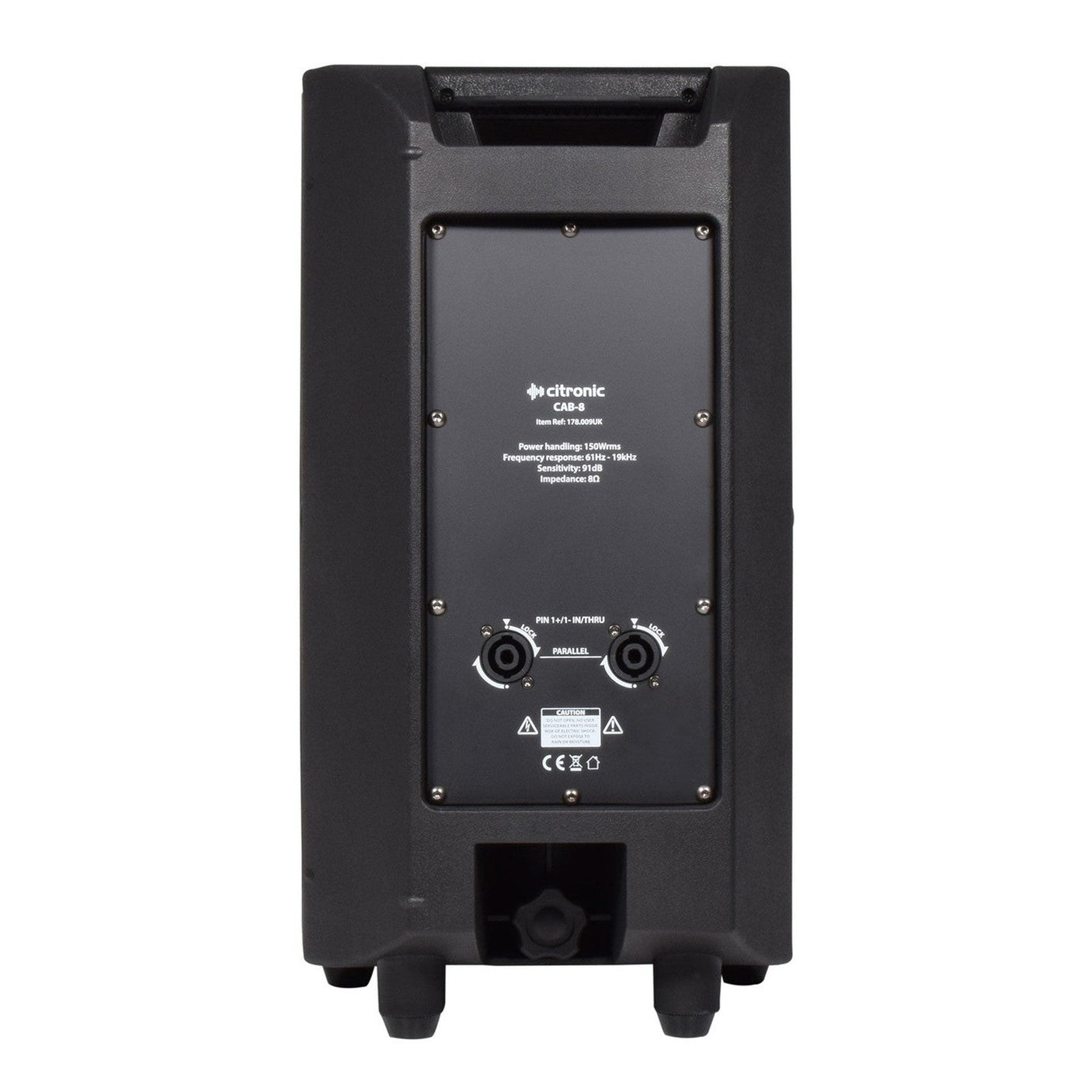 Citronic CAB-8 8" Passive PA Speaker, 150W @ 8 Ohms 3