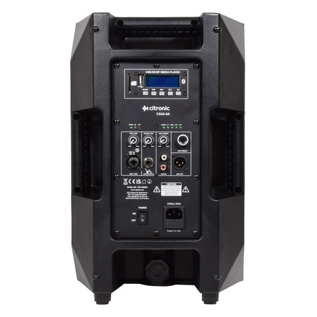 Citronic CASA-8A 8" Active PA Speaker With DSP, USB/SD & Bluetooth 3