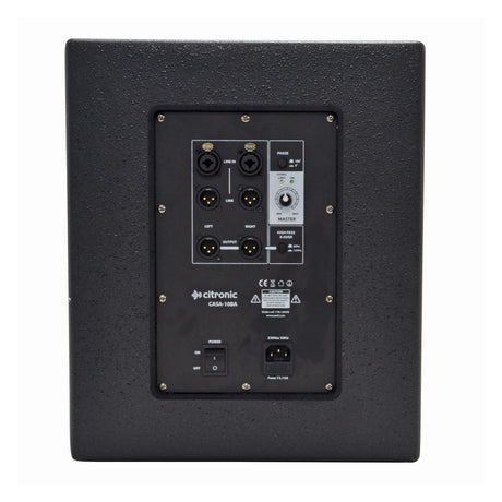 Citronic CASA-10BA 10" 300W Active PA Subwoofer 3