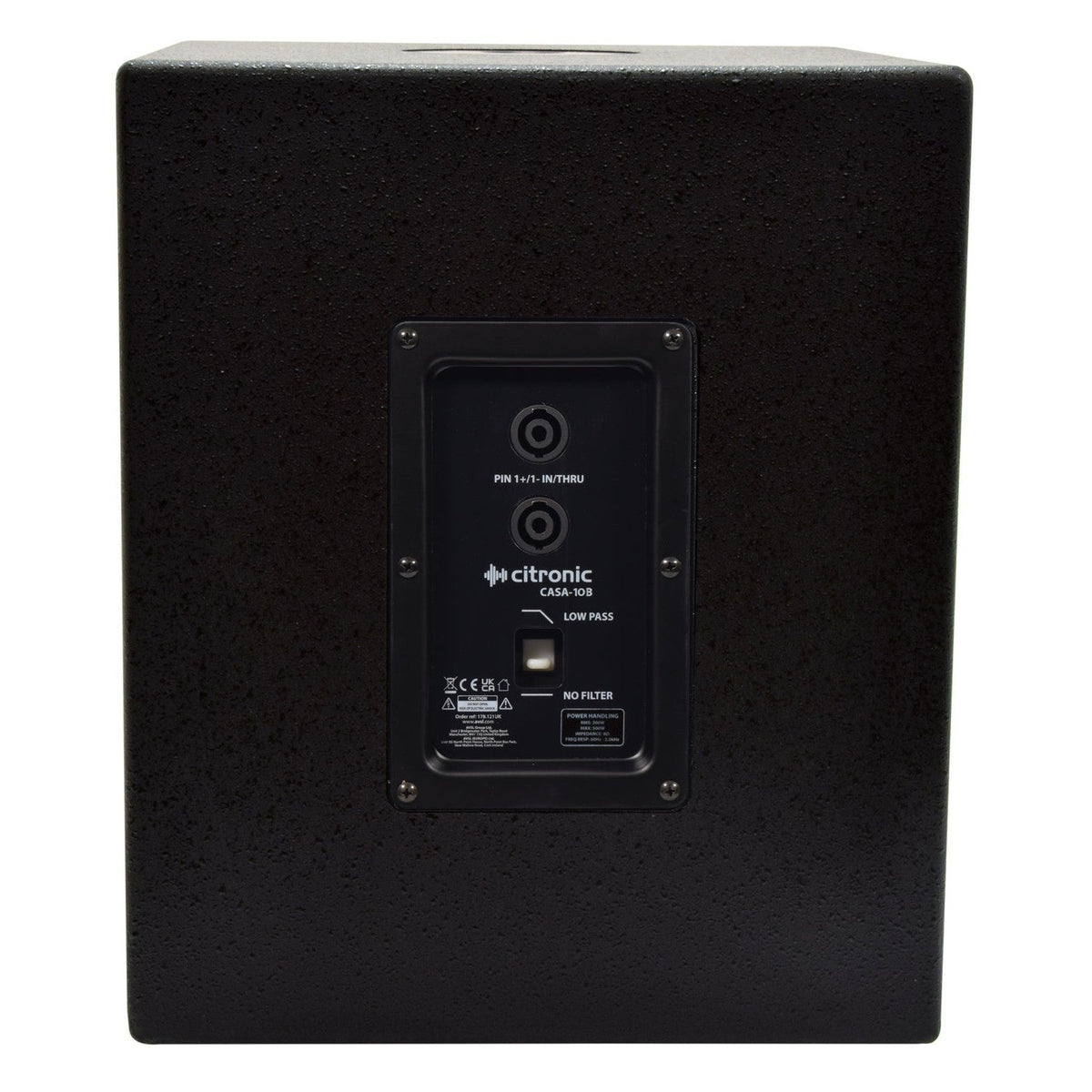 Citronic CASA-10B 10" 300W Passive PA Subwoofer 3