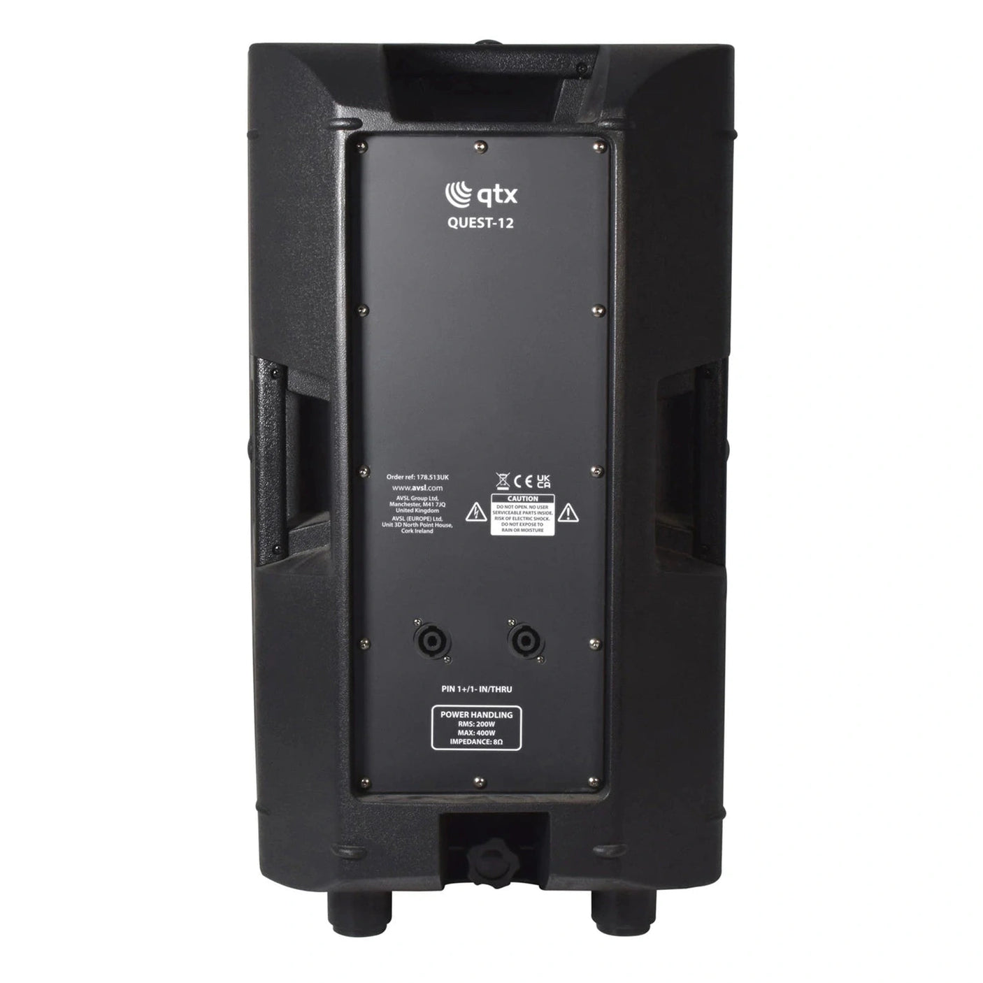 QTX QUEST-12 Portable PA Speaker Package | Active & Passive Bundle With Stands 9