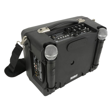 QTX DELTA-50 Desktop Portable PA System With Bluetooth & 2 Wireless Microphones 4