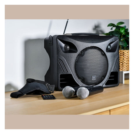 QTX DELTA-50 Desktop Portable PA System With Bluetooth & 2 Wireless Microphones 6