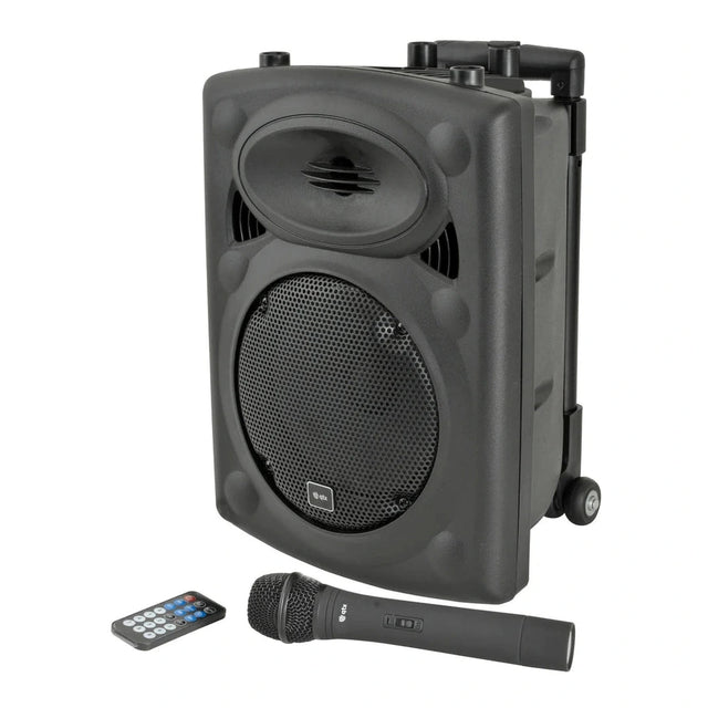 QTX QR8PA Portable PA Speaker with TWS 8"+ 1 x UHF Mic 1