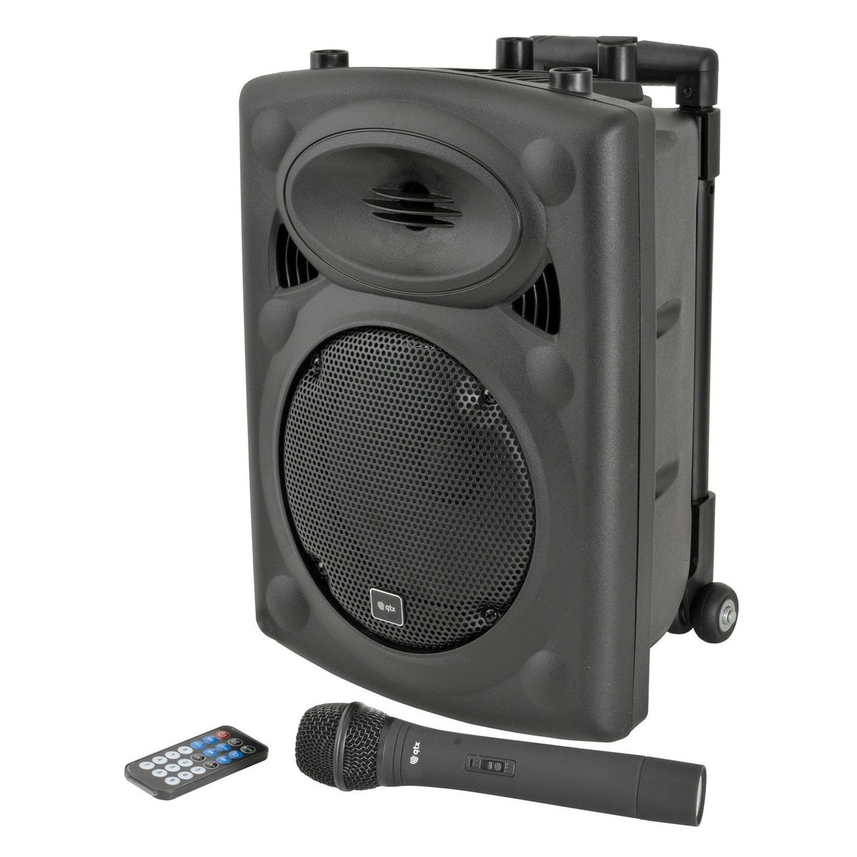 QTX QR8PA Portable PA Speaker with TWS 8"+ 1 x UHF Mic 1
