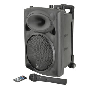 QTX QR10PA Portable PA Speaker with TWS - 10" + 1 x UHF Mic 1