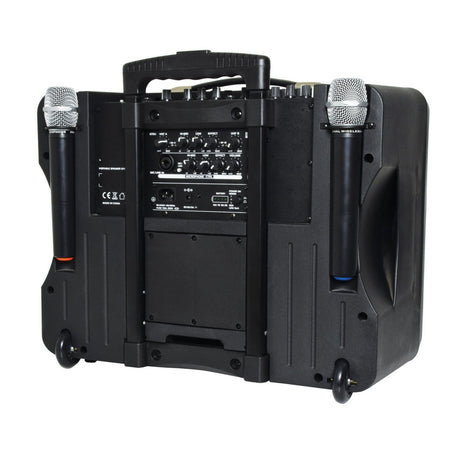 QTX DELTA-200 Portable PA System With Bluetooth & 2 Wireless Microphones 3
