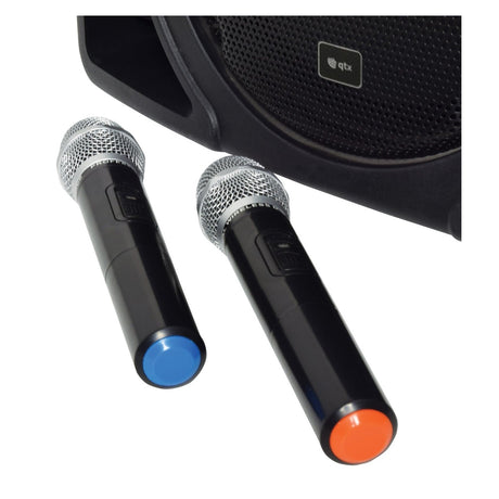 QTX DELTA-200 Portable PA System With Bluetooth & 2 Wireless Microphones 6