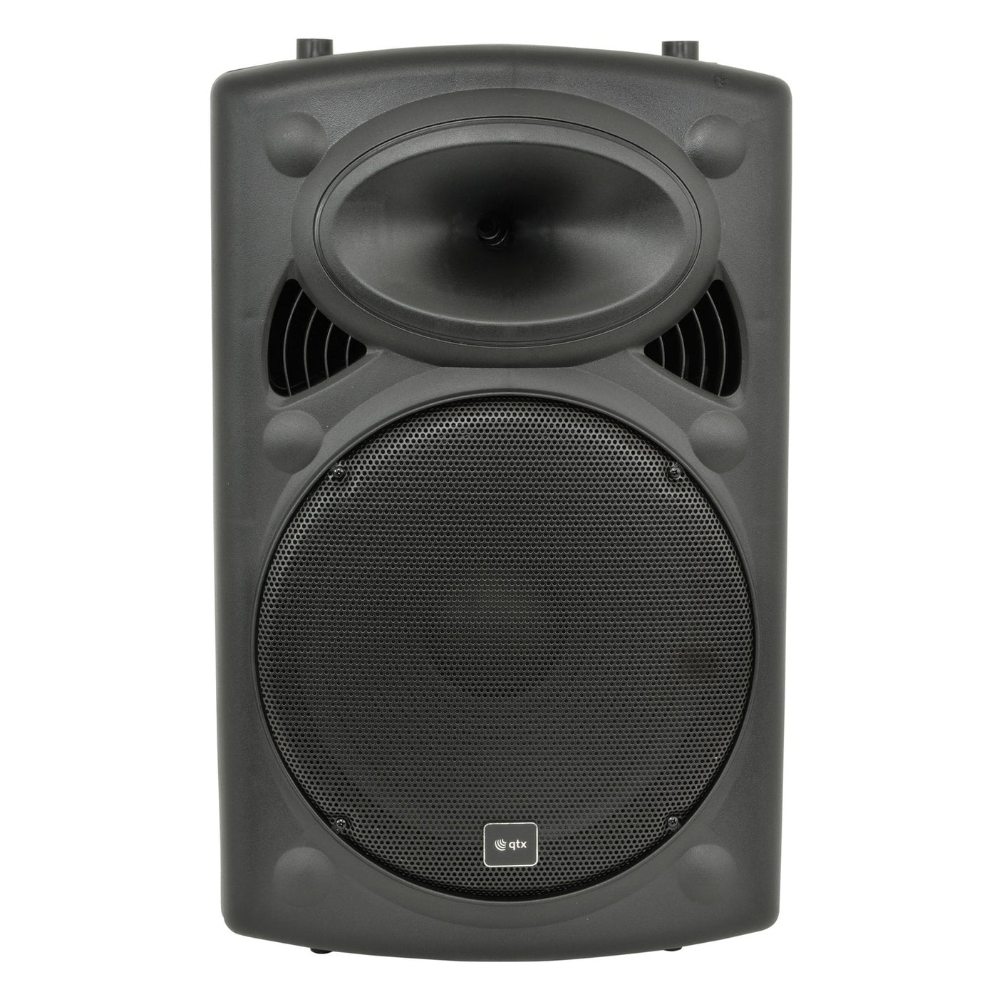 QTX QR15PA Portable PA Speaker with TWS - 15" + 2x UHF Mics 1
