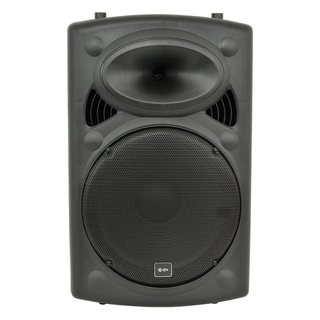 QTX QR15PA Portable PA Speaker with TWS - 15" + 2x UHF Mics 1