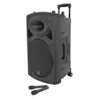 QTX QR15PA Portable PA Speaker with TWS 15" + 2x UHF Mics 1
