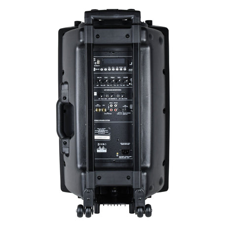 QTX QR15PA Portable PA Speaker with TWS 15" + 2x UHF Mics 6