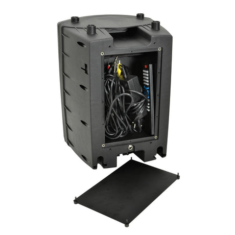 QTX PAV8 Portable PA System With 2 Wireless Microphones, Bluetooth & DVD/CD Player 4