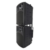 QTX PAV10 Portable PA System With 2 Wireless Microphones, Bluetooth & DVD/CD Player 3