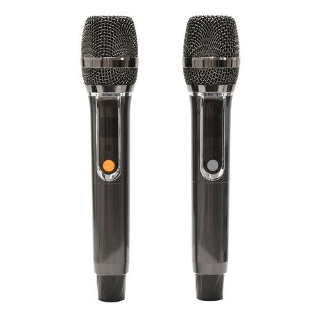 QTX Performer-12 Portable PA Speaker with 2 Rechargeable UHF Wireless Microphones 5