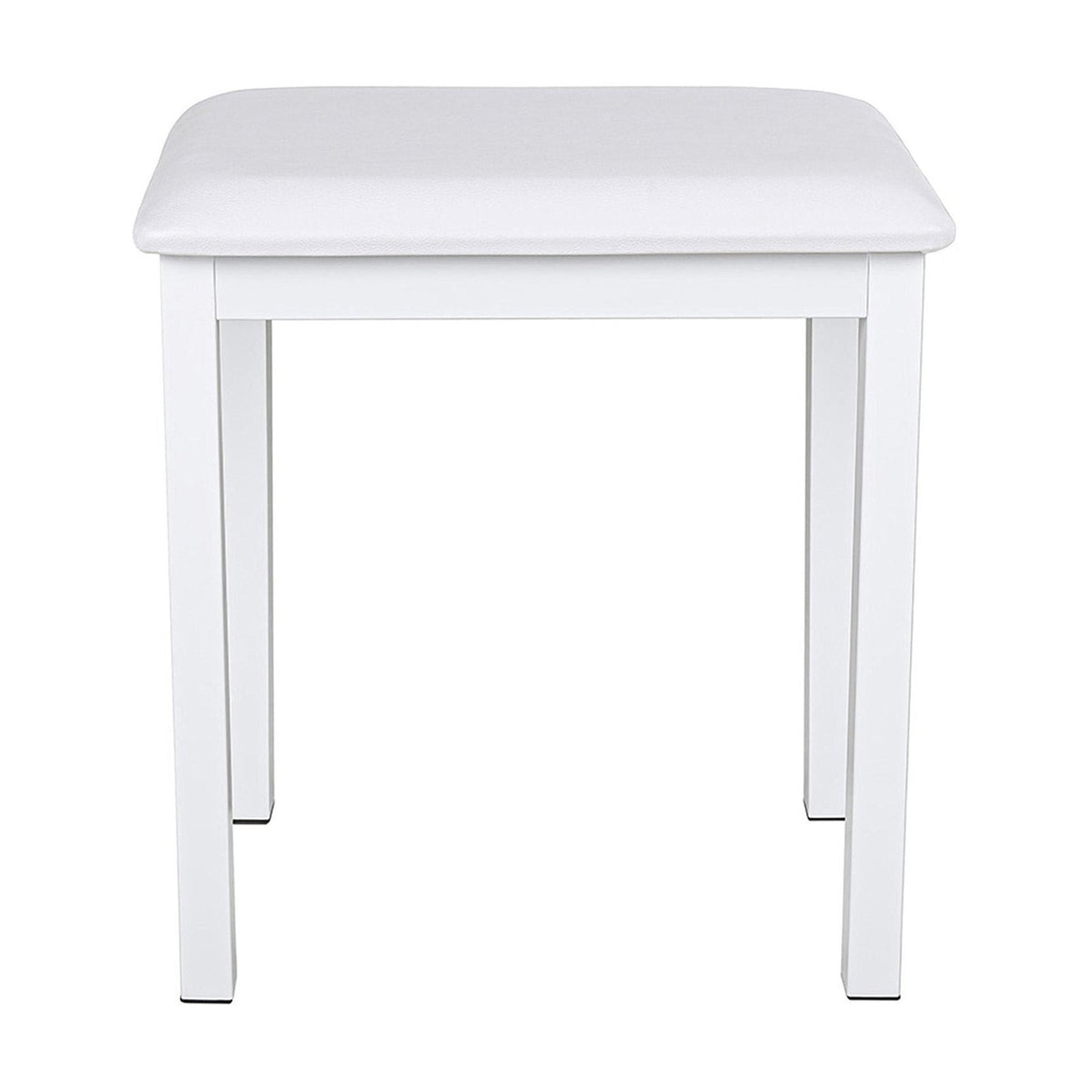 NUX NCK-430 Piano Bench — White Frame, Upholstered Seat 2