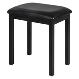 NUX NCK-430 Piano Bench — Black Frame, Upholstered Seat