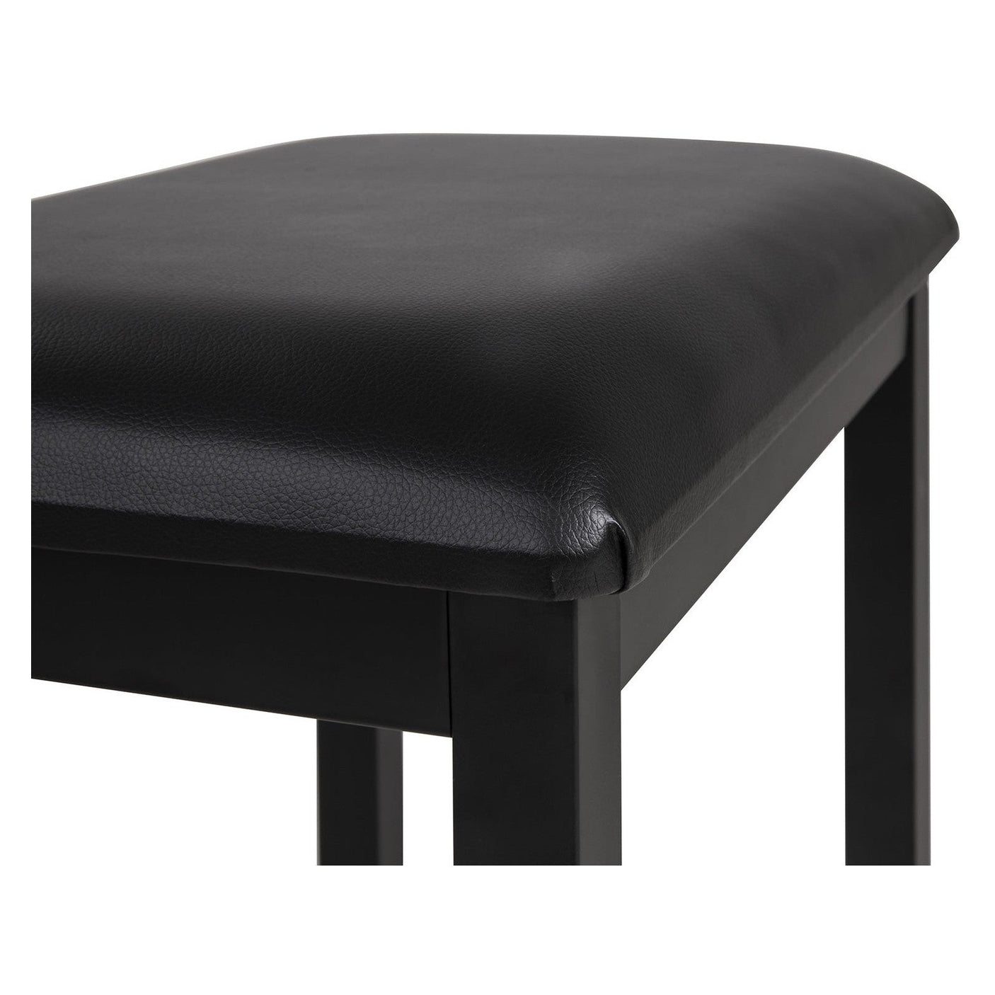 NUX NCK-430 Piano Bench — Black Frame, Upholstered Seat