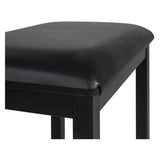 NUX NCK-430 Piano Bench — Black Frame, Upholstered Seat