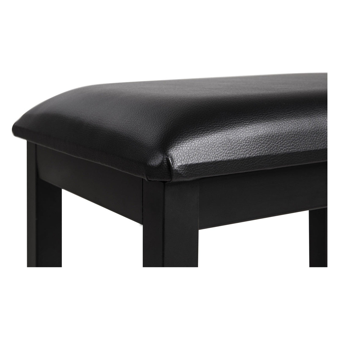 NUX NCK-430 Piano Bench — Black Frame, Upholstered Seat