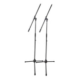 Chord Twin Microphone Boom Stand Set With Carry Bag 1
