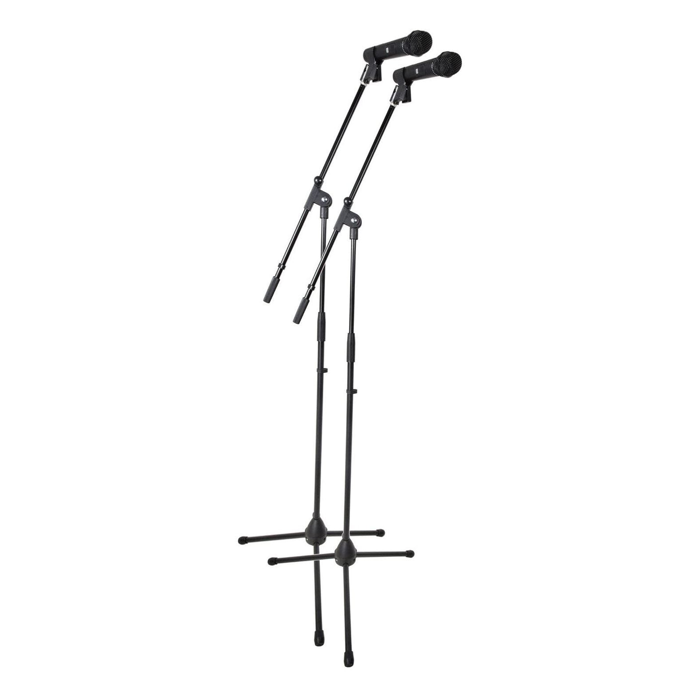Chord Twin Microphone Boom Stand Set With Carry Bag 2