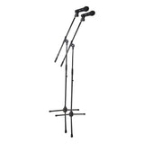 Chord Twin Microphone Boom Stand Set With Carry Bag 2