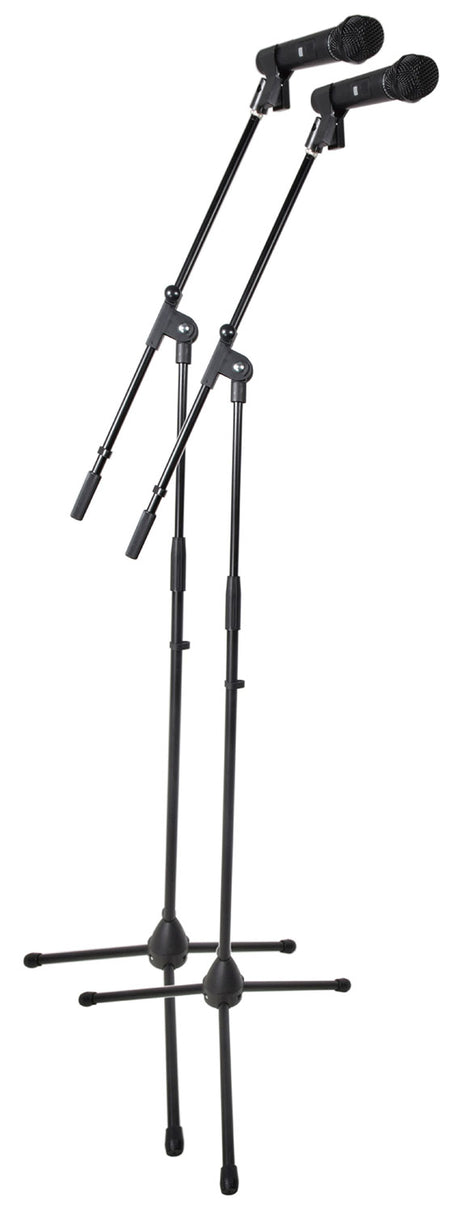 Chord Twin Microphone Boom Stand Set With Carry Bag 2