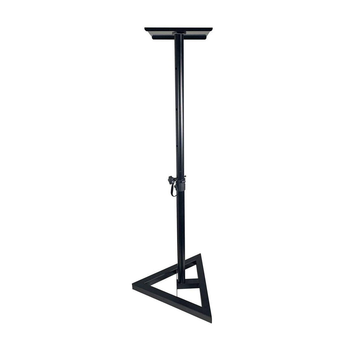 QTX Height Adjustable Monitor Speaker Stand with Triangular Base 2