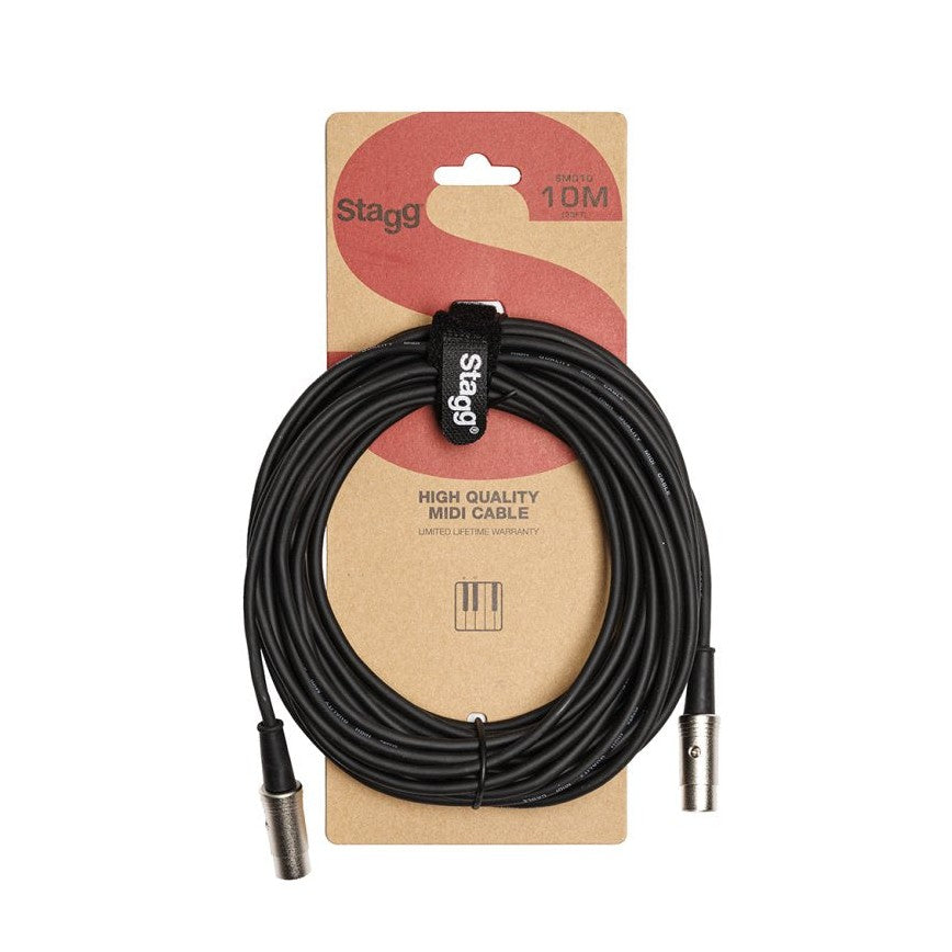 Stagg SMD10 S-Series Metal MIDI Cable — 10m 2
