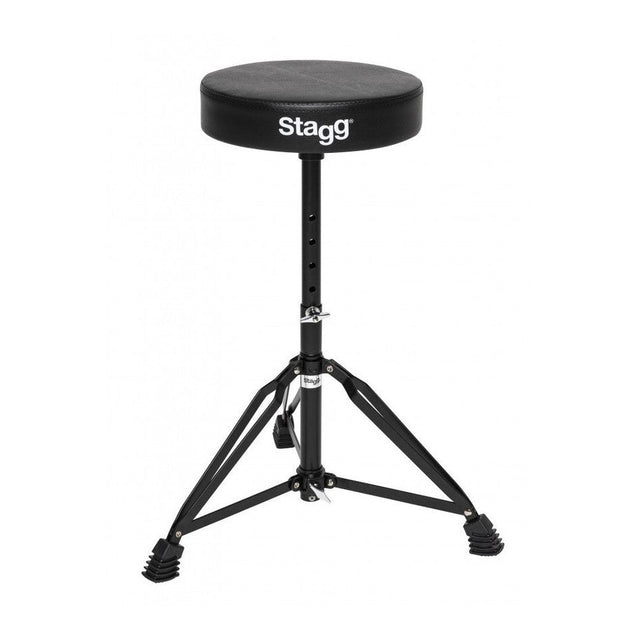 Stagg DT-32BK Double Braced Drum Throne — Black 1