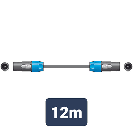 Citronic Speakon to Speakon Speaker Cable 12m – SPK Plug to SPK Plug 1