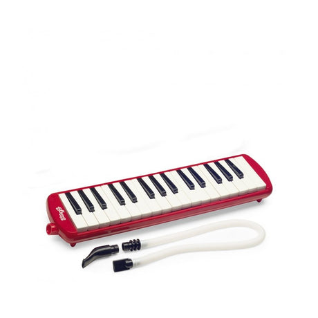 Stagg Melosta32 32-Key Melodica — With Mouthpiece, Tube And Case Red 2