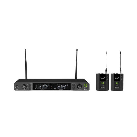 Q-Audio QWM 1970 BP UHF Dual Diversity Wireless Beltpack System 1