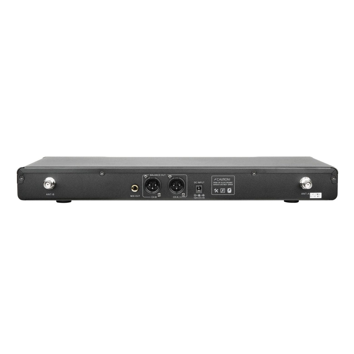 Q-Audio QWM 1970 HH+BP UHF Dual Diversity Wireless Handheld + Beltpack System