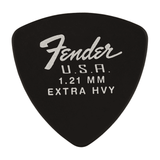 Fender Dura-Tone 346 Shape Plectrums, 1.21mm — Black, 12-Pack